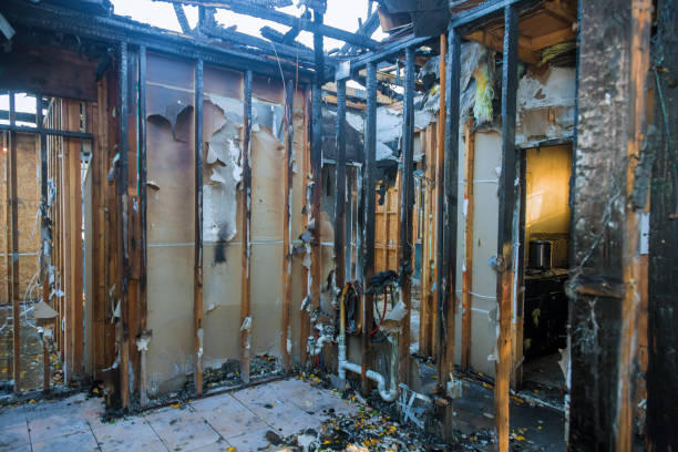 Professional Emergency Fire Cleanup technician working in Roebling, NJ